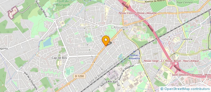 localisation de l'entreprise MADAME CATHERINE GAUTIER  PESSAC