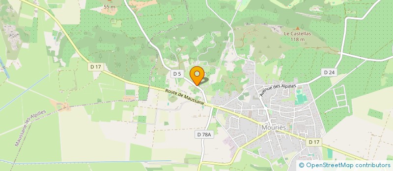 localisation de l'entreprise MADAME CATHERINE GAUTIER  MOURIES