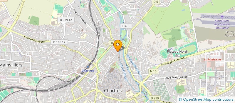 localisation de l'entreprise MADAME CATHERINE GAUTIER  CHARTRES