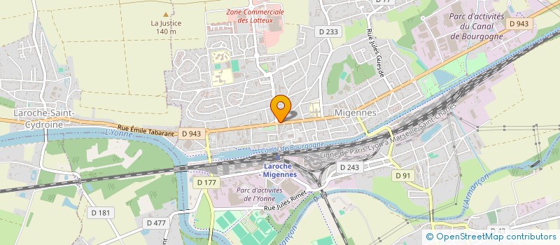 localisation de l'entreprise MADAME CATHERINE GAZAGNE  MIGENNES