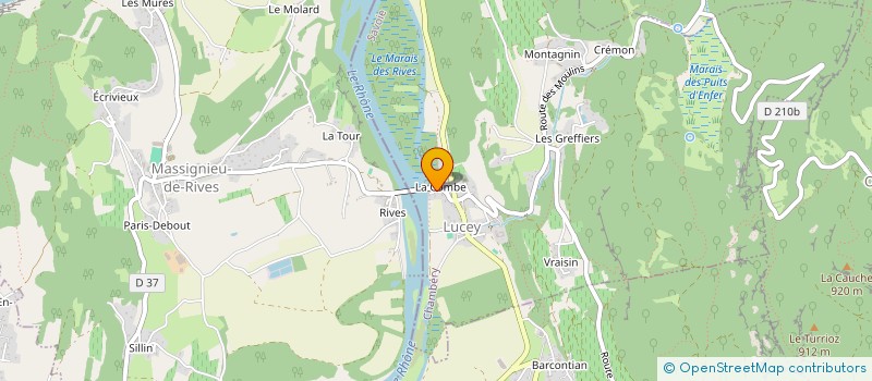 localisation de l'entreprise MADAME CATHERINE GENESTE  LUCEY