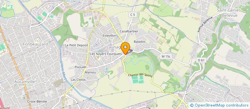 localisation de l'entreprise MADAME CATHERINE GENEYTON  LAUNAGUET