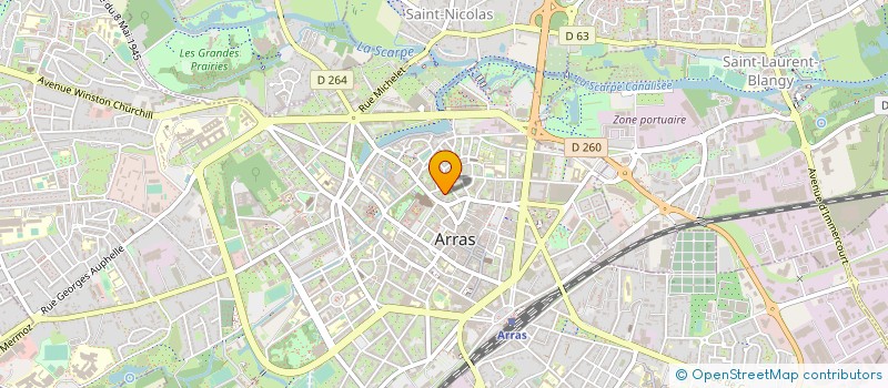localisation de l'entreprise MADAME CATHERINE GENISSON à ARRAS