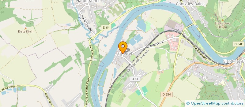 localisation de l'entreprise MADAME CATHERINE GEOFFROY  KIRSCHNAUMEN