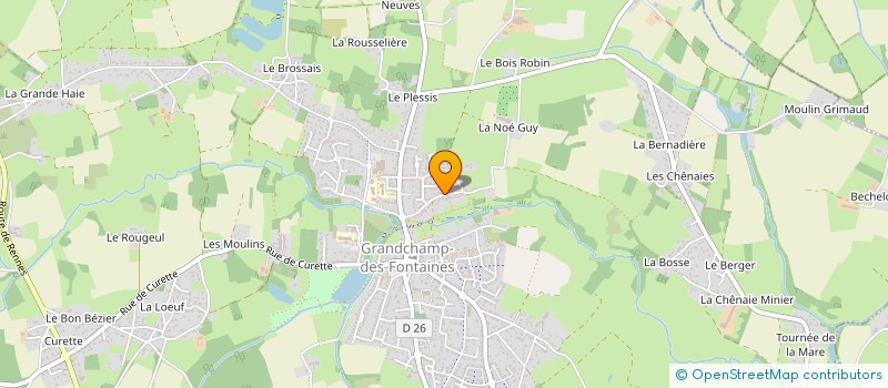 localisation de l'entreprise MADAME CATHERINE GERARD à GRANDCHAMP-DES-FONTAINES