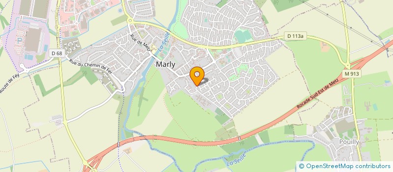 localisation de l'entreprise MADAME CATHERINE GERBER  MARLY