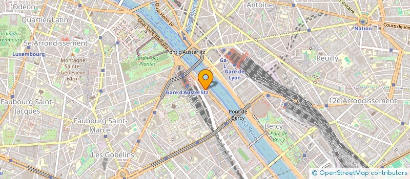 localisation de l'entreprise MADAME CATHERINE GERMAIN  PARIS 13