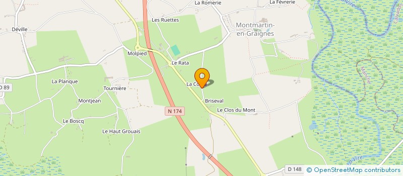 localisation de l'entreprise MADAME CATHERINE GERMAIN à CARENTAN-LES-MARAIS