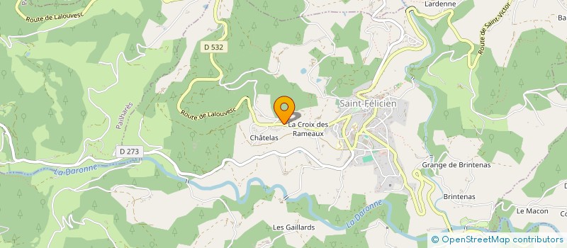 localisation de l'entreprise MADAME CATHERINE GERY à SAINT-FELICIEN