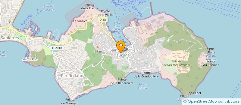 localisation de l'entreprise MADAME CATHERINE GIANNONE à SAINT-MANDRIER-SUR-MER