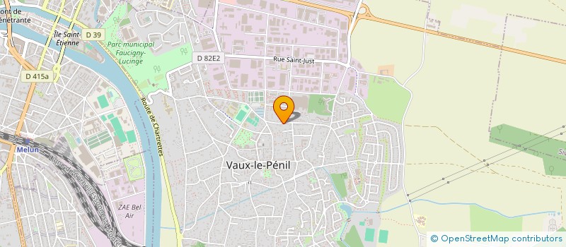 localisation de l'entreprise MADAME CATHERINE GIBERT à VAUX-LE-PENIL