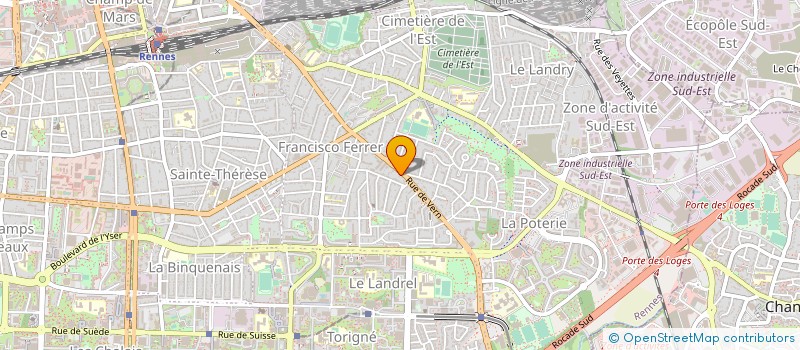 localisation de l'entreprise MADAME CATHERINE GICQUEL  RENNES