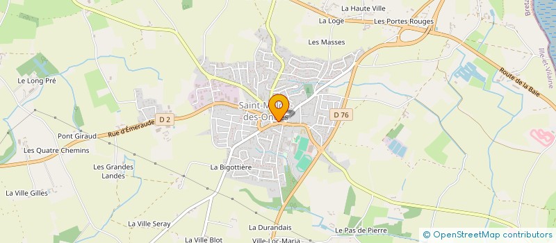 localisation de l'entreprise MADAME CATHERINE GILBIN à SAINT-MELOIR-DES-ONDES