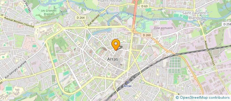 localisation de l'entreprise MADAME CATHERINE GILLES à ARRAS