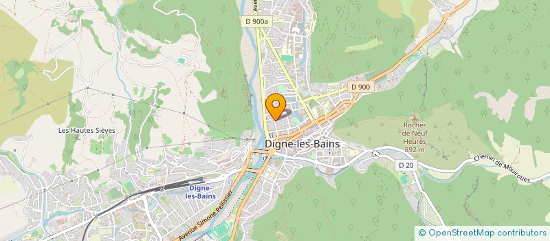 localisation de l'entreprise MADAME CATHERINE GILLIET à DIGNE-LES-BAINS