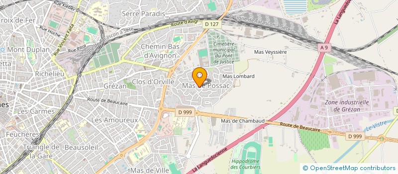 localisation de l'entreprise MADAME CATHERINE GINER  NIMES