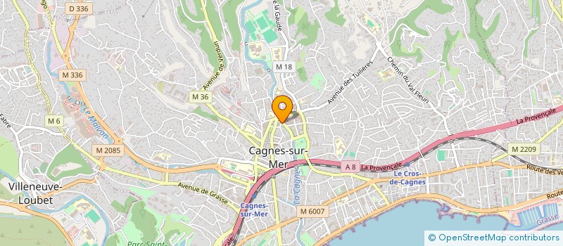 localisation de l'entreprise MADAME CATHERINE GIORDANINO à CAGNES-SUR-MER