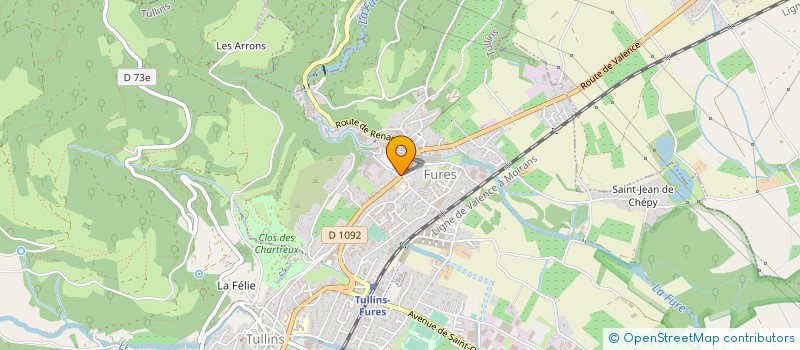 localisation de l'entreprise MADAME CATHERINE GIRARD  TULLINS