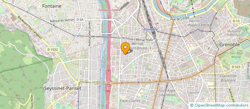 localisation de l'entreprise MADAME CATHERINE GIRAUD à GRENOBLE