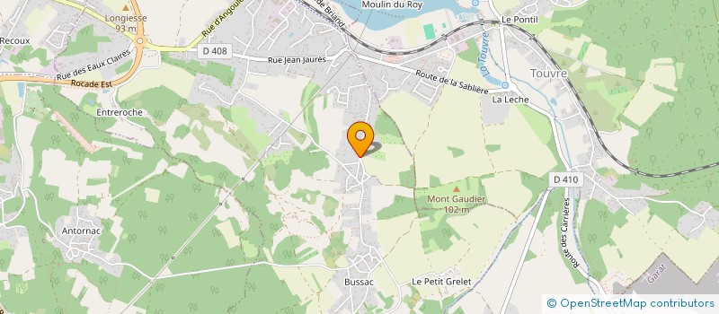 localisation de l'entreprise MADAME CATHERINE GIRAUDON  MAGNAC-SUR-TOUVRE