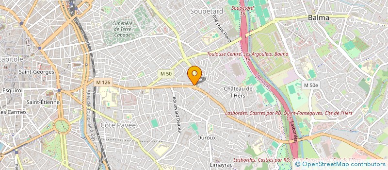 localisation de l'entreprise MADAME CATHERINE GIRBAL à TOULOUSE