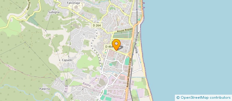 localisation de l'entreprise MADAME CATHERINE GIRBENT à BASTIA