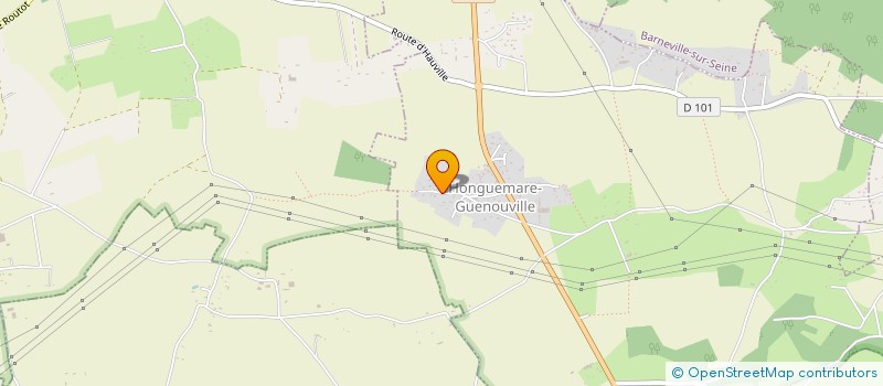 localisation de l'entreprise MADAME CATHERINE GIRY DE L OISON  HONGUEMARE-GUENOUVILLE