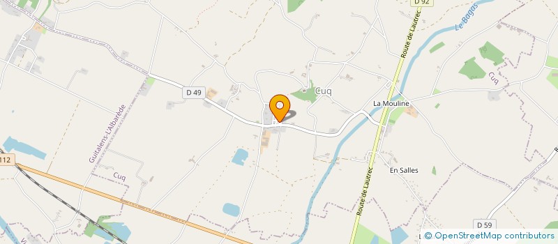 localisation de l'entreprise MADAME CATHERINE GLEIZES  CUQ