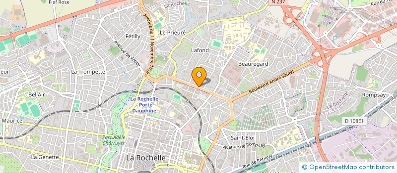 localisation de l'entreprise MADAME CATHERINE GLIECH  LA ROCHELLE