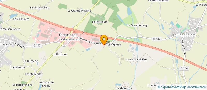 localisation de l'entreprise MADAME CATHERINE GODARD  SEVREMOINE