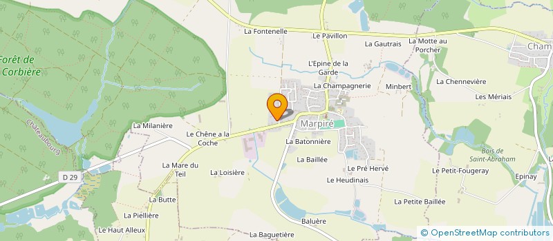 localisation de l'entreprise MADAME CATHERINE GODELOUP  MARPIRE