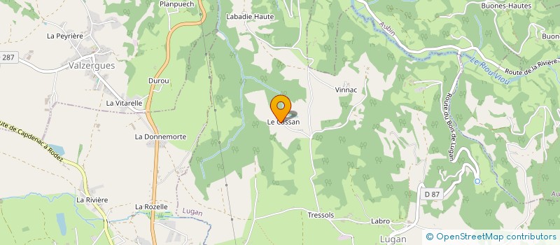 localisation de l'entreprise MADAME CATHERINE GODON  LUGAN