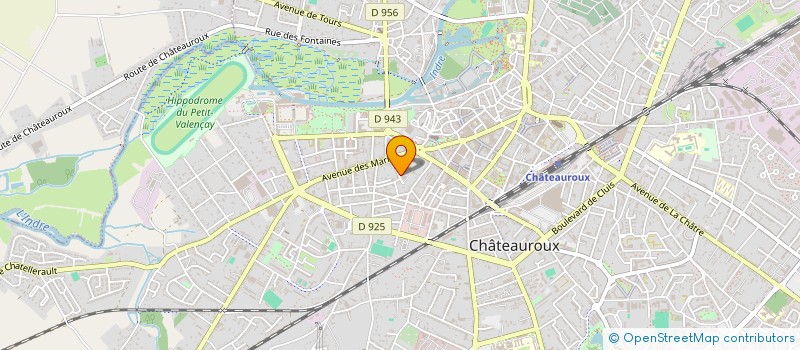 localisation de l'entreprise MADAME CATHERINE GOGRY à CHATEAUROUX