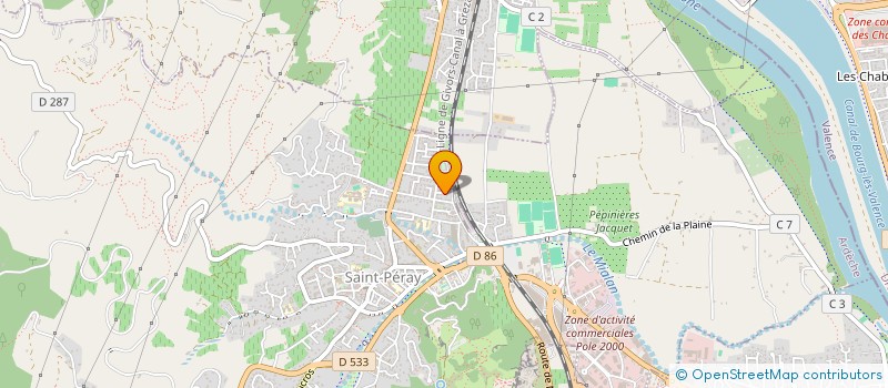 localisation de l'entreprise MADAME CATHERINE GONGUET  SAINT-PERAY