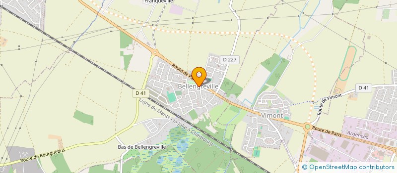 localisation de l'entreprise MADAME CATHERINE GORAND  BELLENGREVILLE