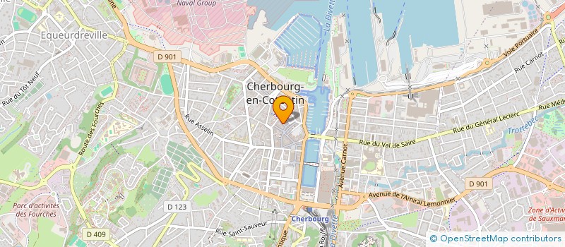 localisation de l'entreprise MADAME CATHERINE GOSSELIN à CHERBOURG-EN-COTENTIN
