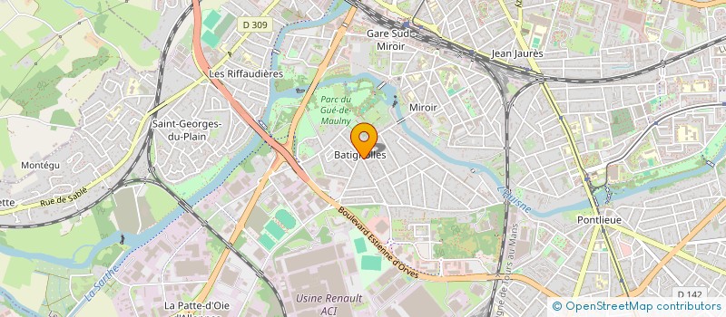 localisation de l'entreprise MADAME CATHERINE GOUAULT à LE MANS