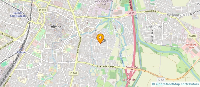 localisation de l'entreprise MADAME CATHERINE GOUBLAIRE  COLMAR