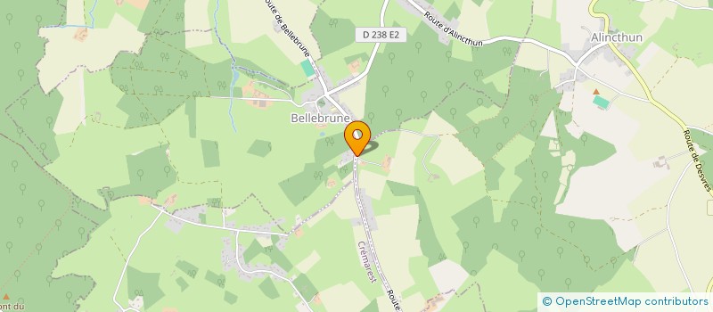 localisation de l'entreprise MADAME CATHERINE GOUDALLE  ALINCTHUN