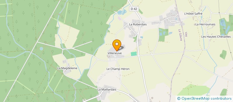 localisation de l'entreprise MADAME CATHERINE GOUIN  LE GAVRE