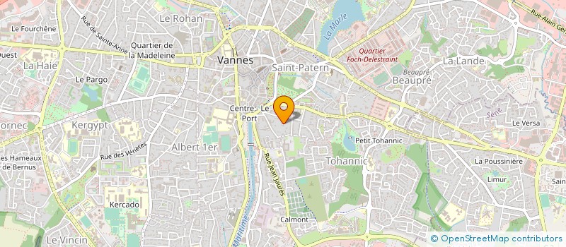 localisation de l'entreprise MADAME CATHERINE GOUINCE à VANNES