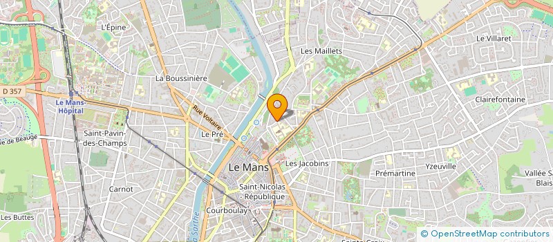 localisation de l'entreprise MADAME CATHERINE GOULET  LE MANS