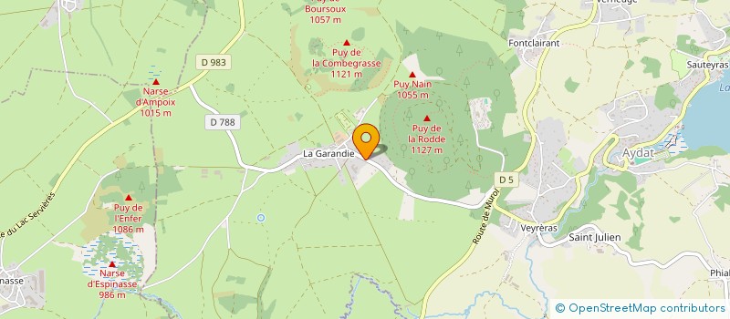 localisation de l'entreprise MADAME CATHERINE GOULET  AYDAT