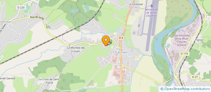 localisation de l'entreprise MADAME CATHERINE GOULIN à SAINT-DIDIER-LA-FORET