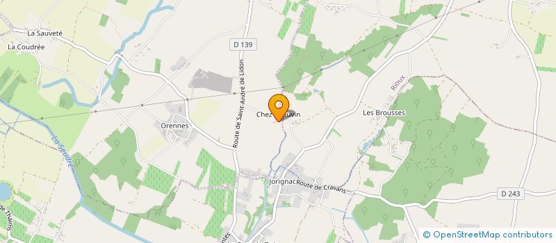 localisation de l'entreprise MADAME CATHERINE GOURDIN  MONTPELLIER-DE-MEDILLAN