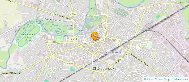 localisation de l'entreprise MADAME CATHERINE GOURON à CHATEAUROUX