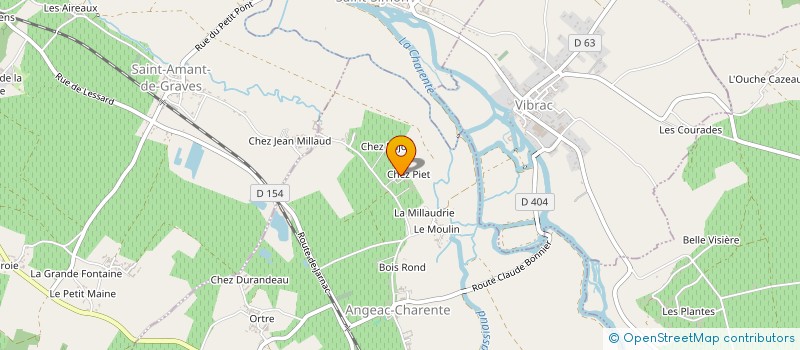 localisation de l'entreprise MADAME CATHERINE GOURVAT à ANGEAC-CHARENTE