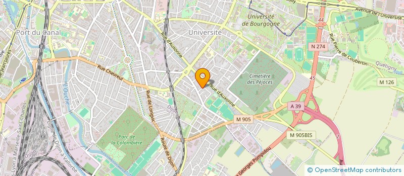 localisation de l'entreprise MADAME CATHERINE GOUVERNET à DIJON
