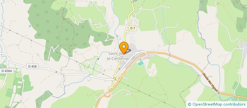 localisation de l'entreprise MADAME CATHERINE GOY  SAINT-JEAN-LE-CENTENIER