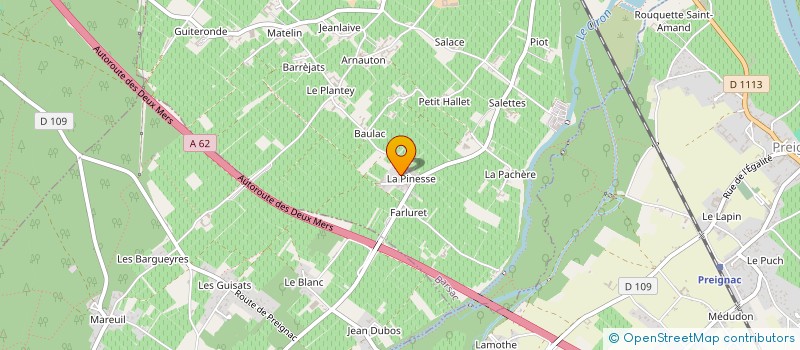 localisation de l'entreprise MADAME CATHERINE GOYAUD  BARSAC